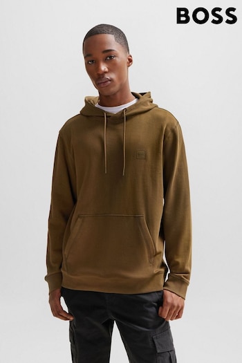 BOSS Green Cotton-terry Hoodie With Logo Patch (Q75514) | £119