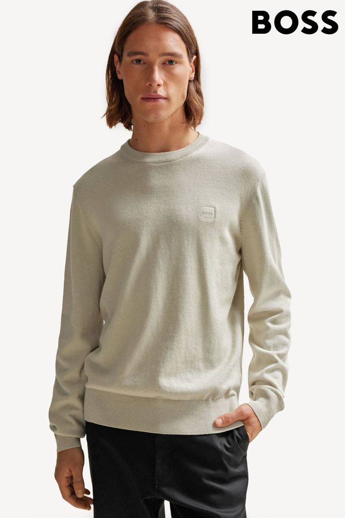 Mens boss clearance jumpers sale