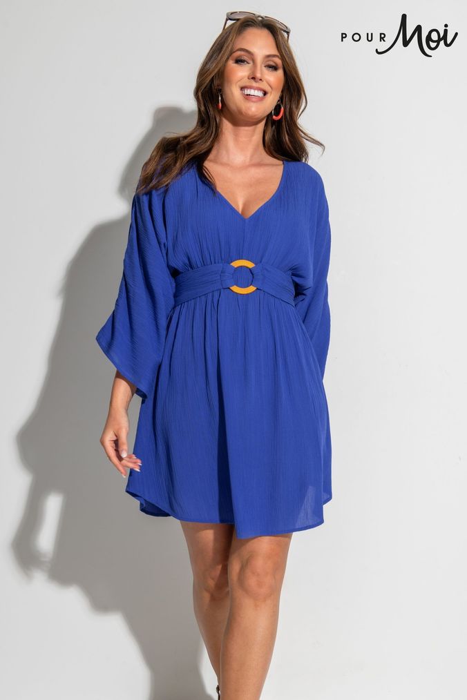 Royal blue cover up for wedding top