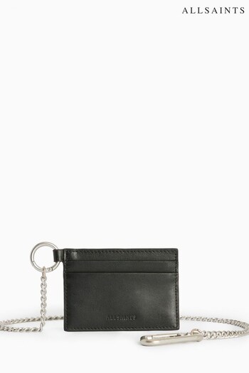 AllSaints Makoto Chain Black Wallets (Q75585) | £49