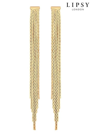 Lipsy Jewellery Gold Statement Snake Earrings (Q75634) | £20