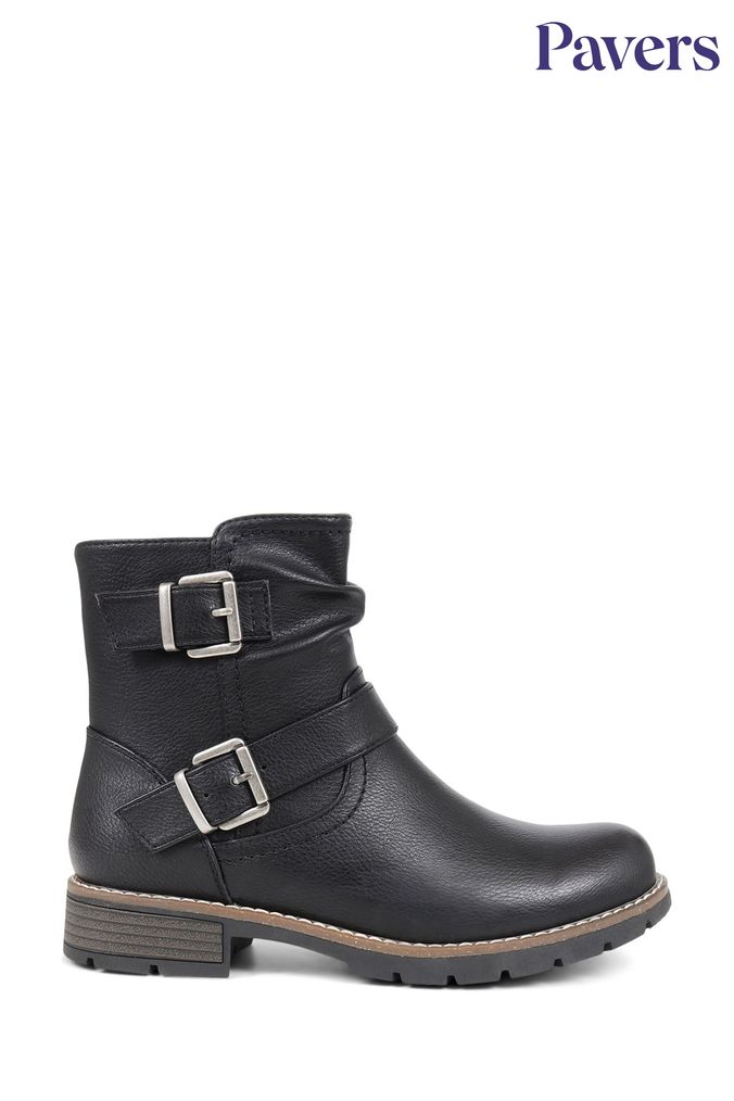 Buy Women s Boots Black Blue Pavers Biker Casual Footwear Online tod s black boots AspennigeriaShops