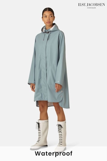 Ilse Jacobsen Waterproof Loose Fit A Shape Raincoat (Q75706) | £151