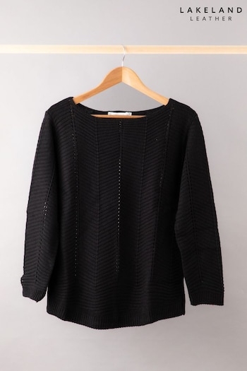 Lakeland Clothing Black Cleo Knitted Jumper (Q75786) | £30