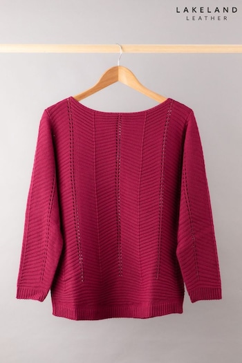 Lakeland Clothing Red Cleo Knitted Jumper (Q75789) | £30