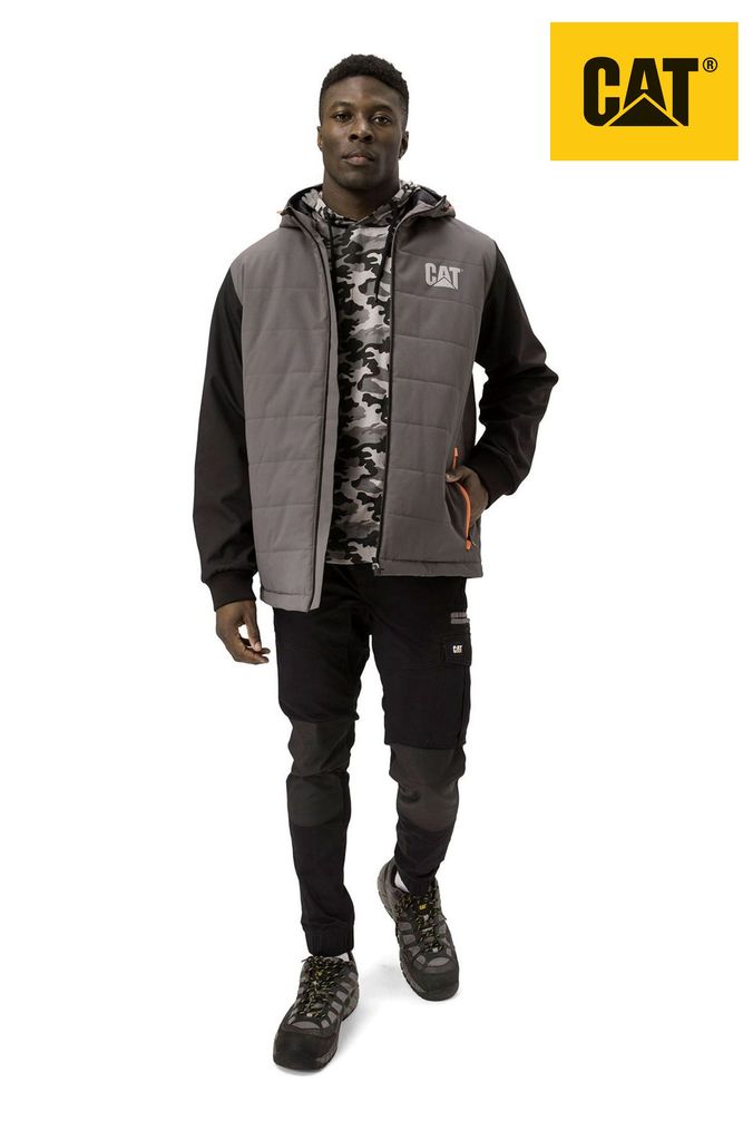 Buy Men s Jackets Caterpillar Black Regular Online Next UK