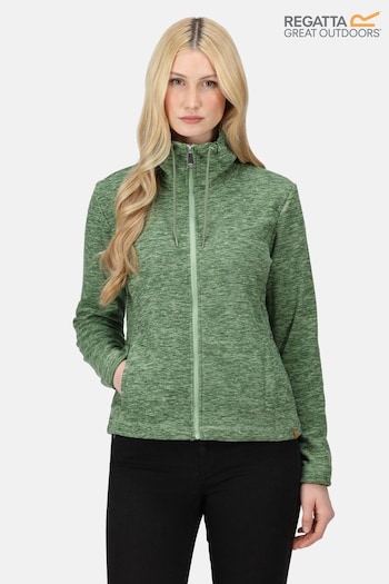 Regatta Green Kizmit Full Zip Fleece (Q76027) | £32