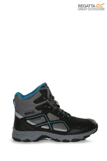 Regatta Black Lady Vendeavour Waterproof Walking Boots (Q76060) | £53