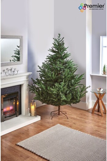 Premier Decorations Ltd Green 7ft Glenshee Spruce PE/PVC Natural Look Christmas Tree (Q76174) | £225