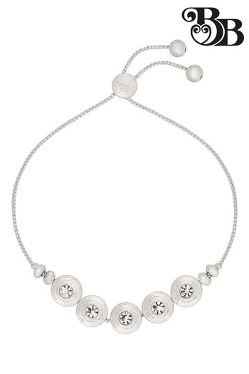 Bibi Bijoux Silver Tone 'Harmony' Friendship Bracelet (Q76197) | £35
