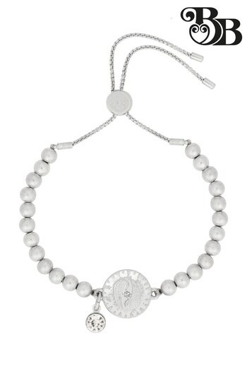Bibi Bijoux Silver 'Starlit Harmony' Disc Friendship Bracelet (Q76203) | £25