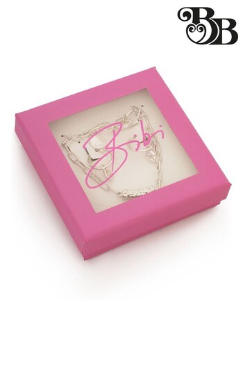 Bibi Bijoux Silver Tone 'Radiance' Bracelet and Earrings Set (Q76222) | £30