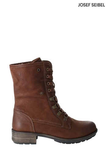 Josef Seibel Susie 05 Mid Brown Boots embellished (Q76245) | £130