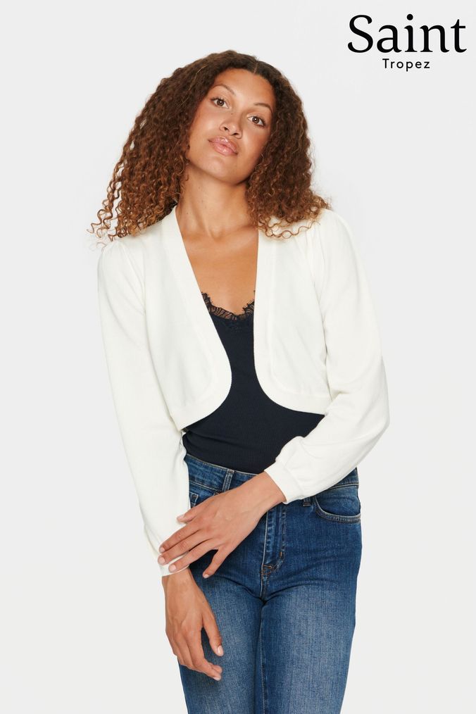 Womens white new arrivals bolero cardigan