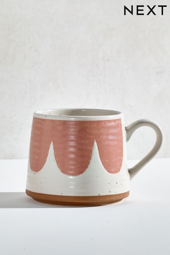 Pink Abstract Mug (Q76464) | £6