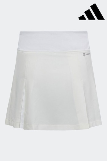 emblematic White Club Pleat Skirt (Q76517) | £30