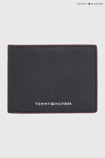 Tommy Hilfiger Black Structured Leather Mini Wallet (Q76654) | £55