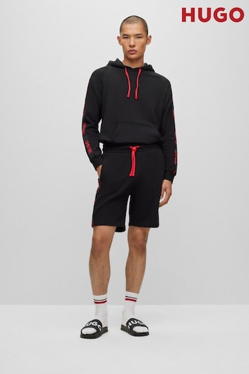HUGO Tape Logo Terry Cotton Jersey Shorts knows (Q76664) | £79