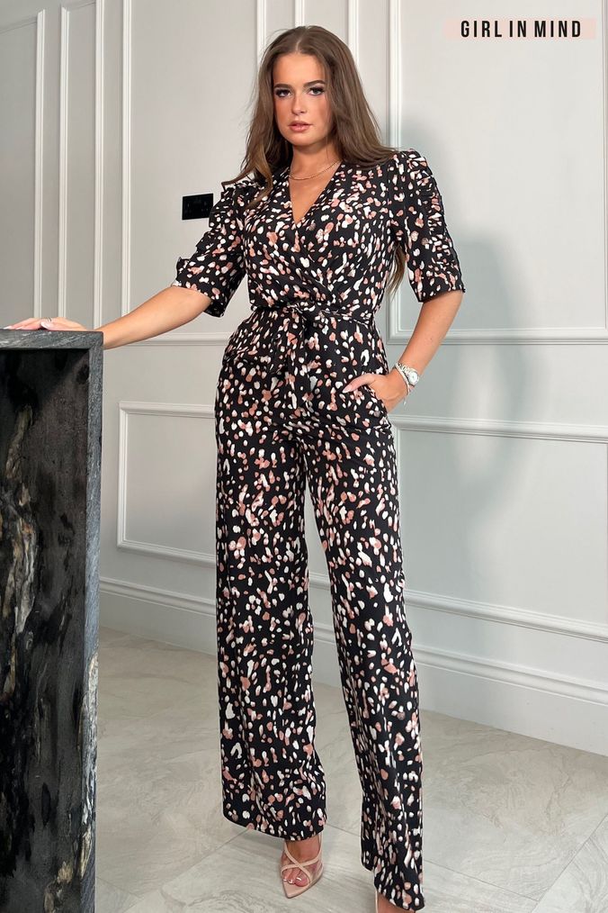 Next leopard print jumpsuit best sale