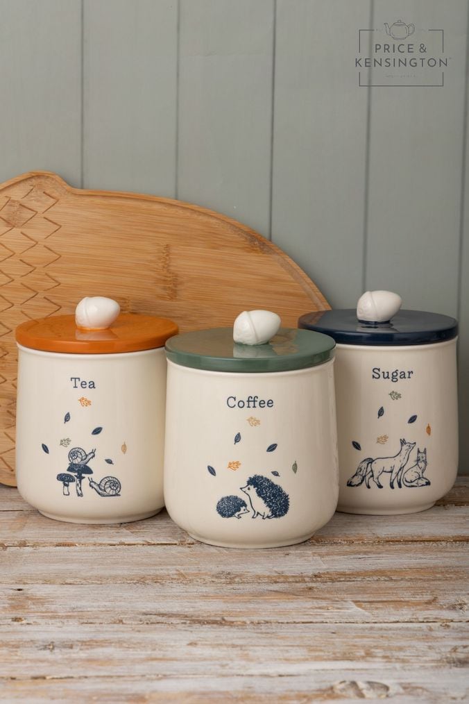 Animal tea sales coffee sugar jars