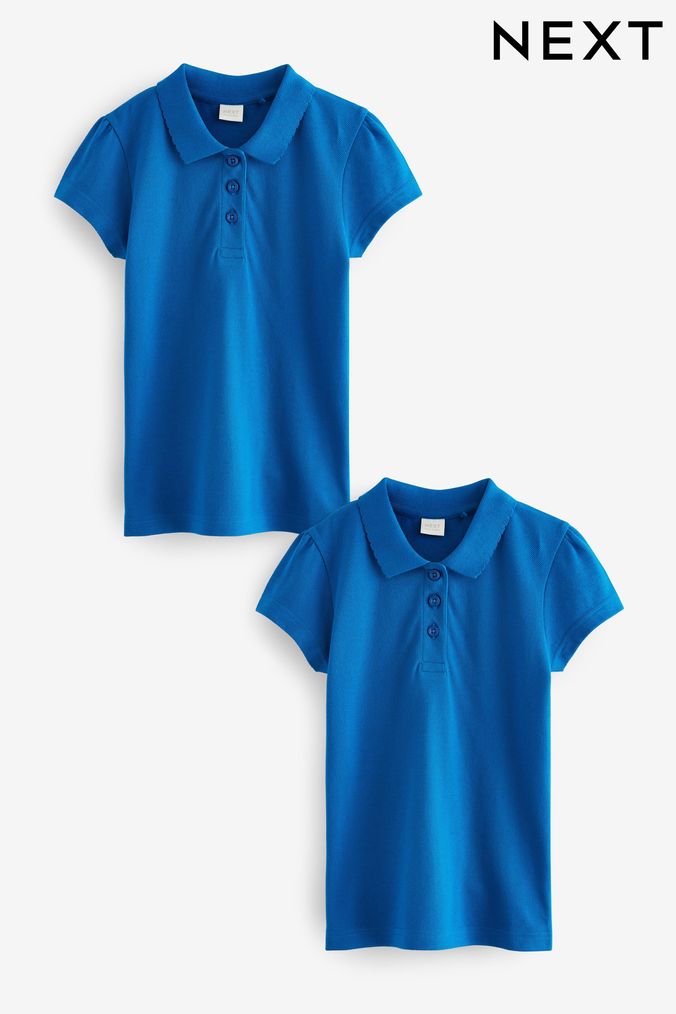 5 Years Blue Slim Fit Short Sleeve Schoolwear Schoolwear Online Rs01Shops Buy Girls 3 16yrs Polo Shirts 4 3 16yrs Polo Ralph Lauren Oxfordhemd mit 3 16yrs Polospieler Logo in Navy