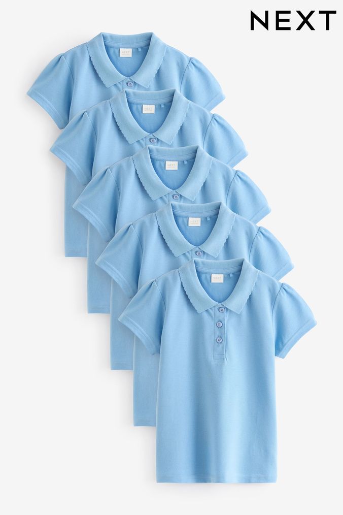 Girls School Polo Shirts Zip Polo Shirts Next UK
