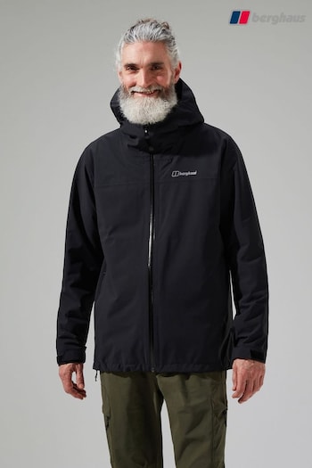 Berghaus Mens Arnaby Hooded Waterproof Black Jacket (Q76913) | £150