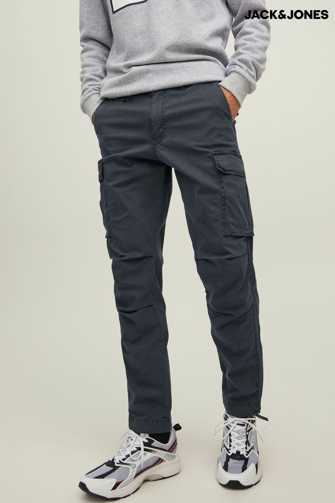 Jack & jones intelligence slim fit outlet cargo trousers