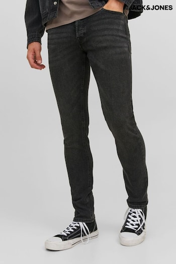 JACK & JONES Black Regular Fit Glenn Fastening Jeans (Q77014) | £30