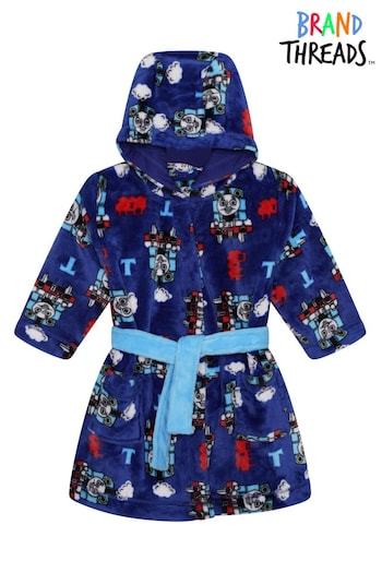 Brand Threads Blue Thomas & Friends Fleece Dressing Gown (Q77024) | £23