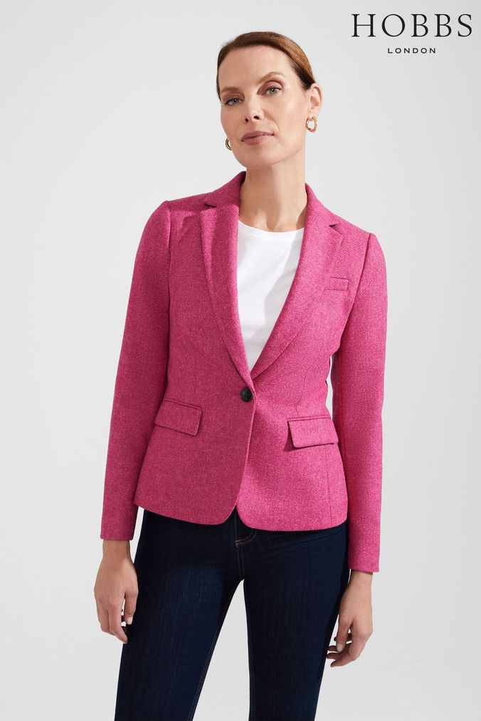 Hobbs carron sale coat pink
