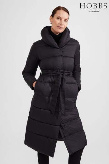 Hobbs Kathleen Puffer Black Coat (Q77125) | £199