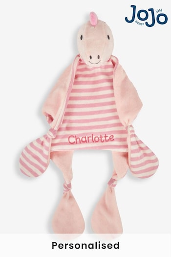 JoJo Maman Bébé Pink Dino Personalised Pink Dino Comforter (Q77231) | £18