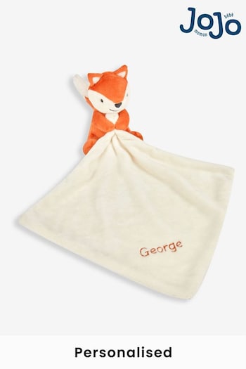 JoJo Maman Bébé Plush Fox Personalised Plush Fox Comforter (Q77250) | £20