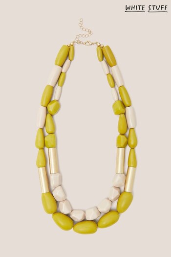 White Stuff Yellow Jasmine Bead Necklace (Q77324) | £25