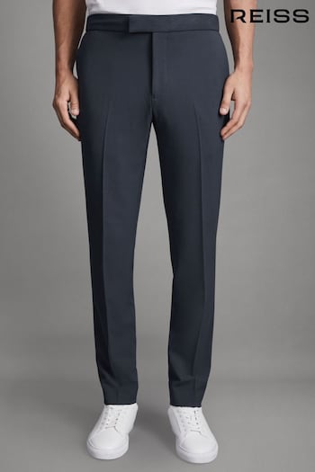 Reiss Airforce Blue Found Relaxed Drawstring 2-7 Trousers (Q77354) | £108