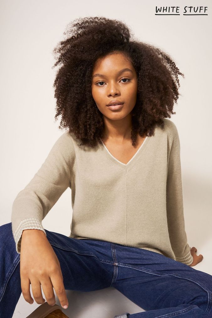 Longline cashmere jumper deals