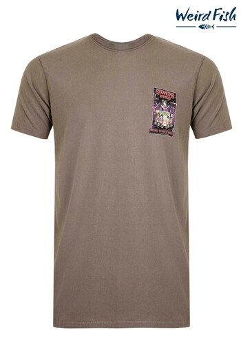 Weird Fish Grey Stranger Wings Heritage Wash Artist RSPB T-Shirt (Q77481) | £25