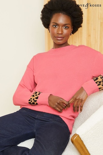 The Trainer Hub Pink Cosy Knitted Jumper (Q77717) | £38