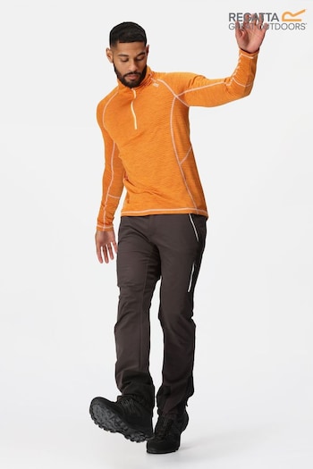 Regatta Orange Yonder Half Zip Stretch Fleece (Q77827) | £28
