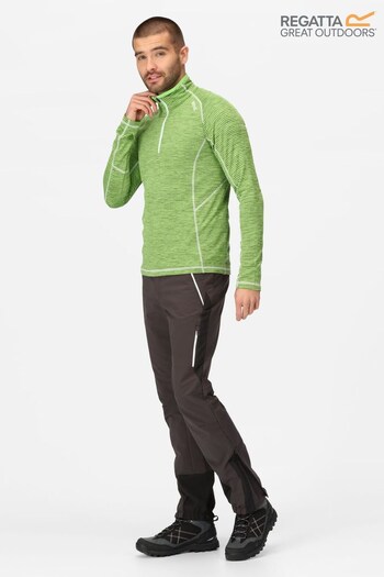 Regatta Green Yonder Half Zip Stretch Fleece (Q77867) | £28