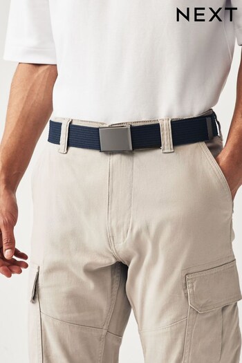 Navy Blue Canvas Belt (Q78036) | £12