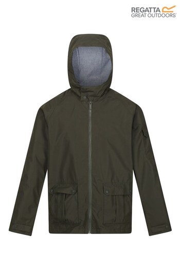 Regatta Green Bergen Waterproof Jacket (Q78041) | £63
