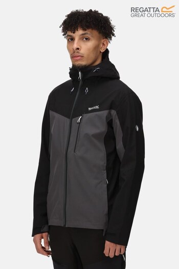 Regatta Grey Birchdale Waterproof Jacket (Q78062) | £70