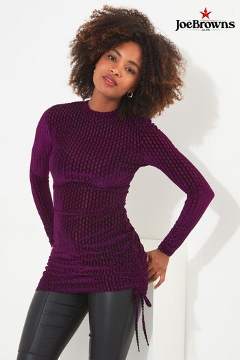 Joe Browns Purple With A Difference Ruched Tunic (Q78451) | £55