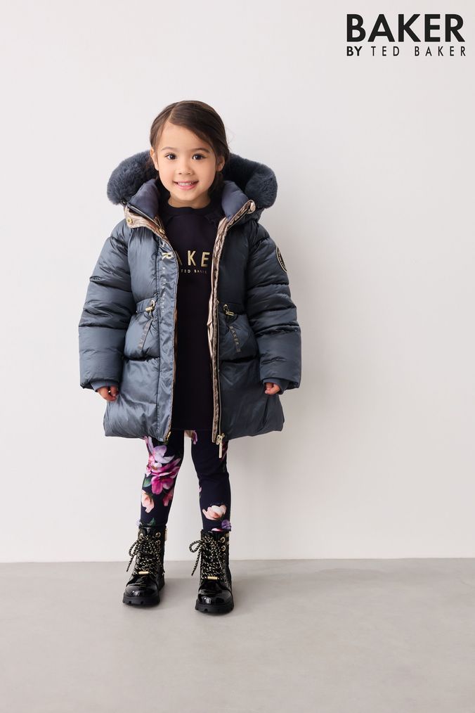 Buy Newborn Boys Younger Girls Baker by Ted Baker Coats Blue Online Next UK