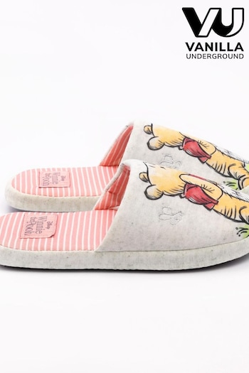 Vanilla Underground Ecru Winnie the Pooh Slippers (Q78522) | £20