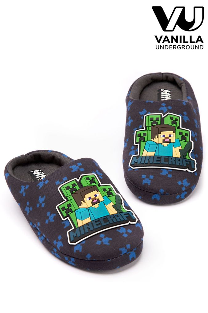 Minecraft discount slippers matalan