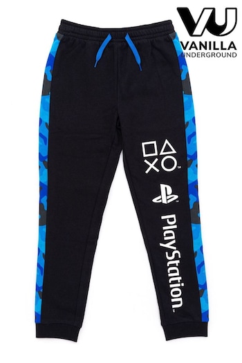 Vanilla Underground Black Playstation Boys Pyjamas Bottoms (Q78563) | £14