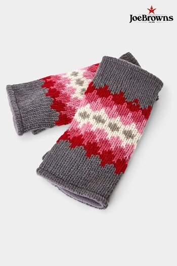 Joe Browns Pink Warm And Cosy Fingerless Mitts Gloves (Q78663) | £35